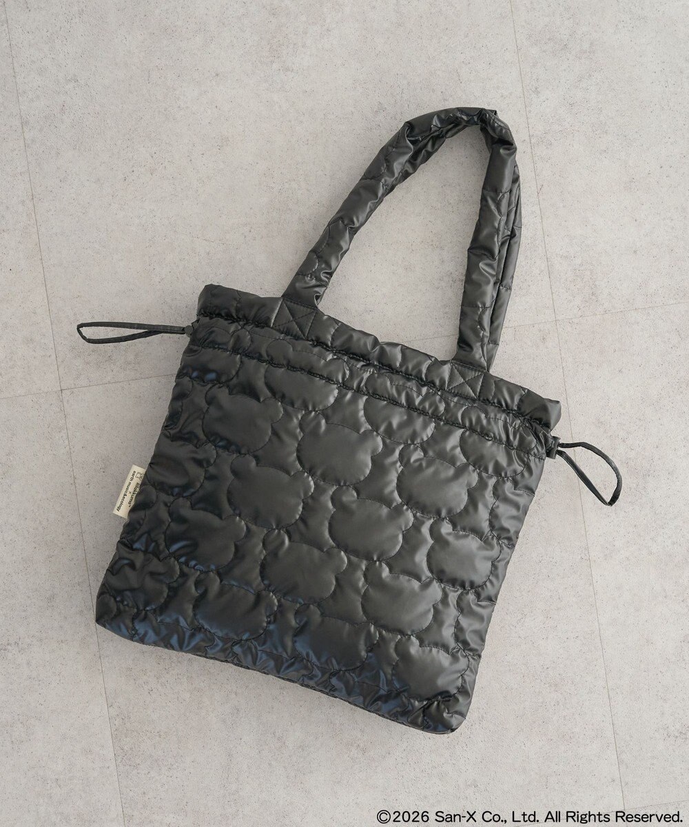 earth music&ecology 【予約】リラックマ×earth シルエットキルトトートバッグ 