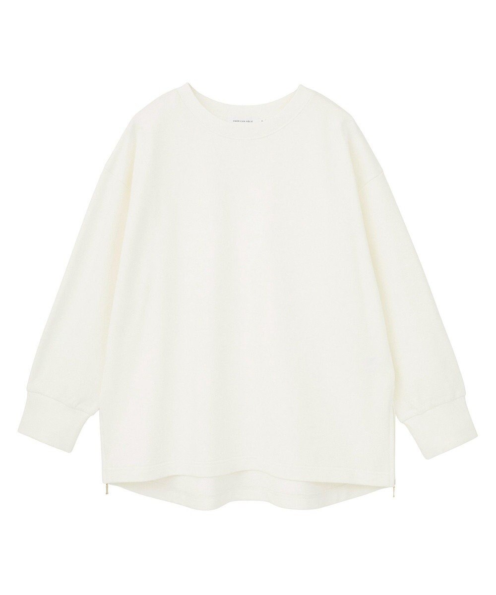 AMERICAN HOLIC サイドZIPスウェットプルオーバー 