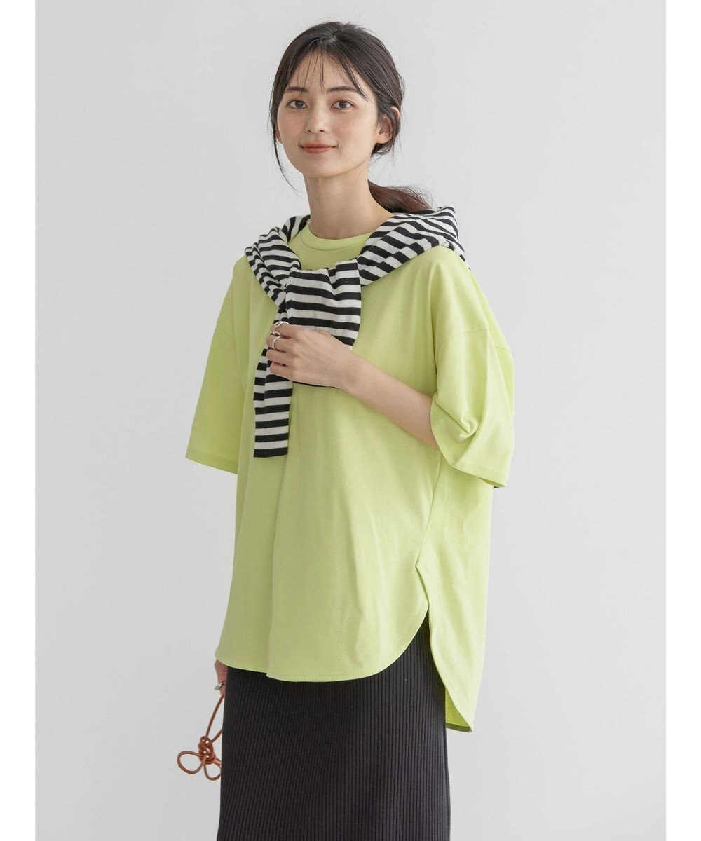 AMERICAN HOLIC 抗菌防臭ラウンドテールカットプルオーバー 