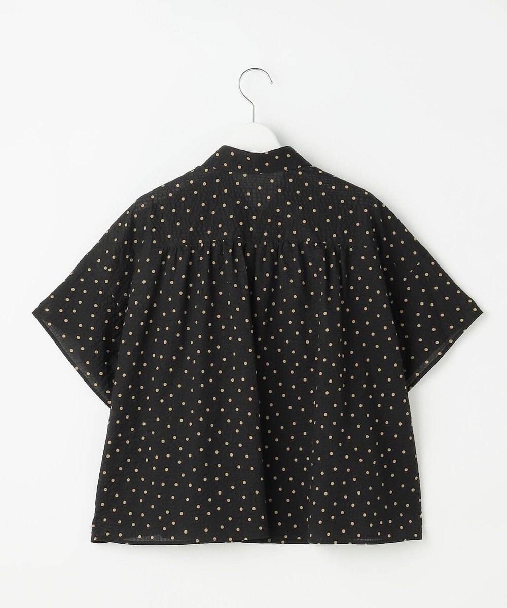 自由区 L 【WEB限定】コットンサッカープリント シャツ 