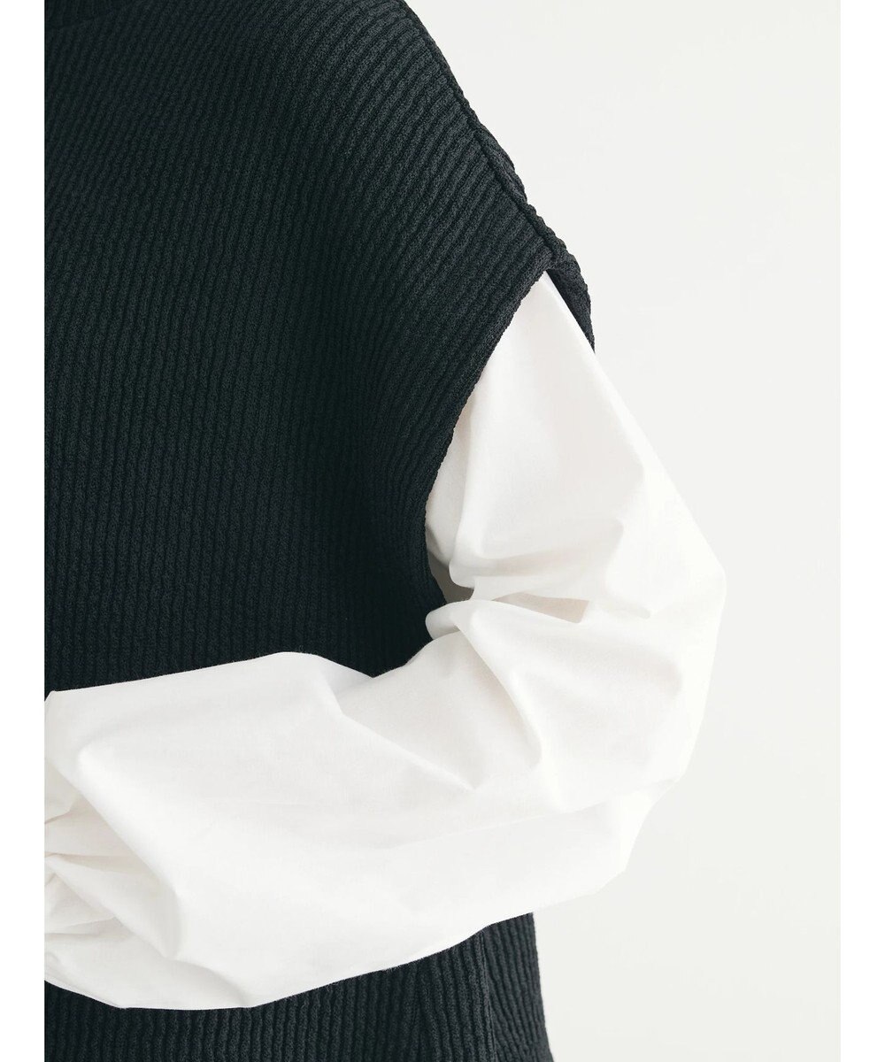 Green Parks ニットソードッキングチュニック 