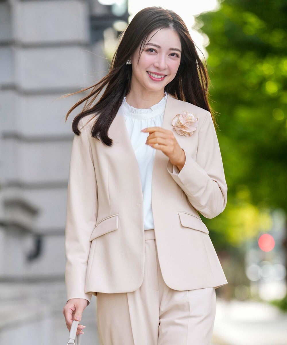 ANY SIS L セレモニーダブルクロス カラーレス ジャケット 