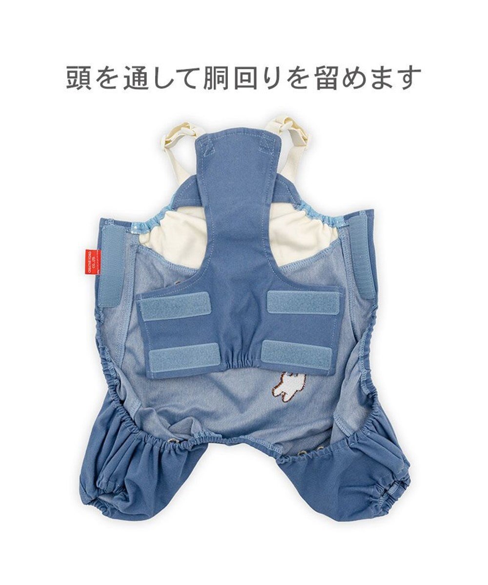 PET PARADISE リサとガスパール 刺繍レース オーバーオール 小型犬 