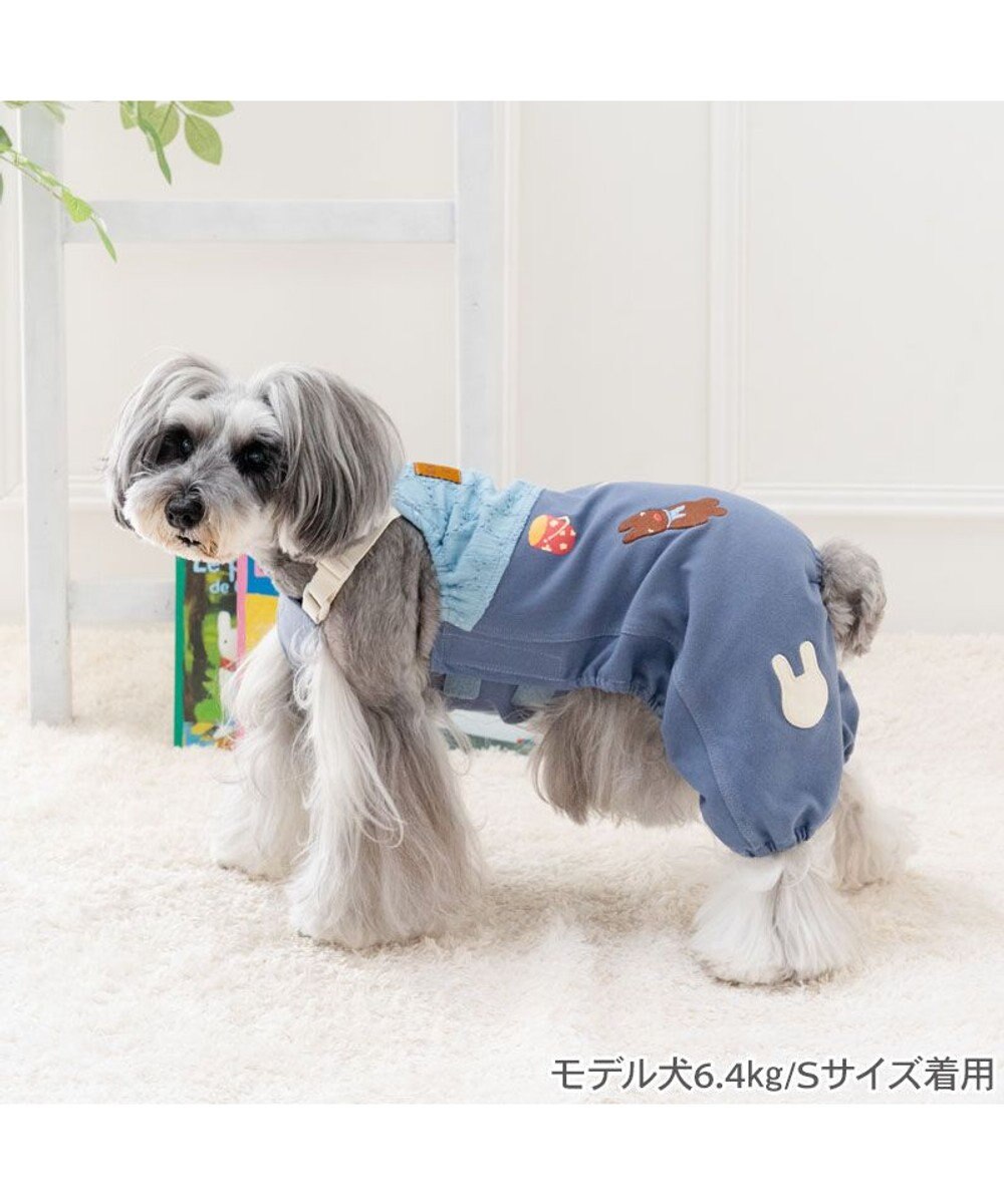 PET PARADISE リサとガスパール 刺繍レース オーバーオール 小型犬 