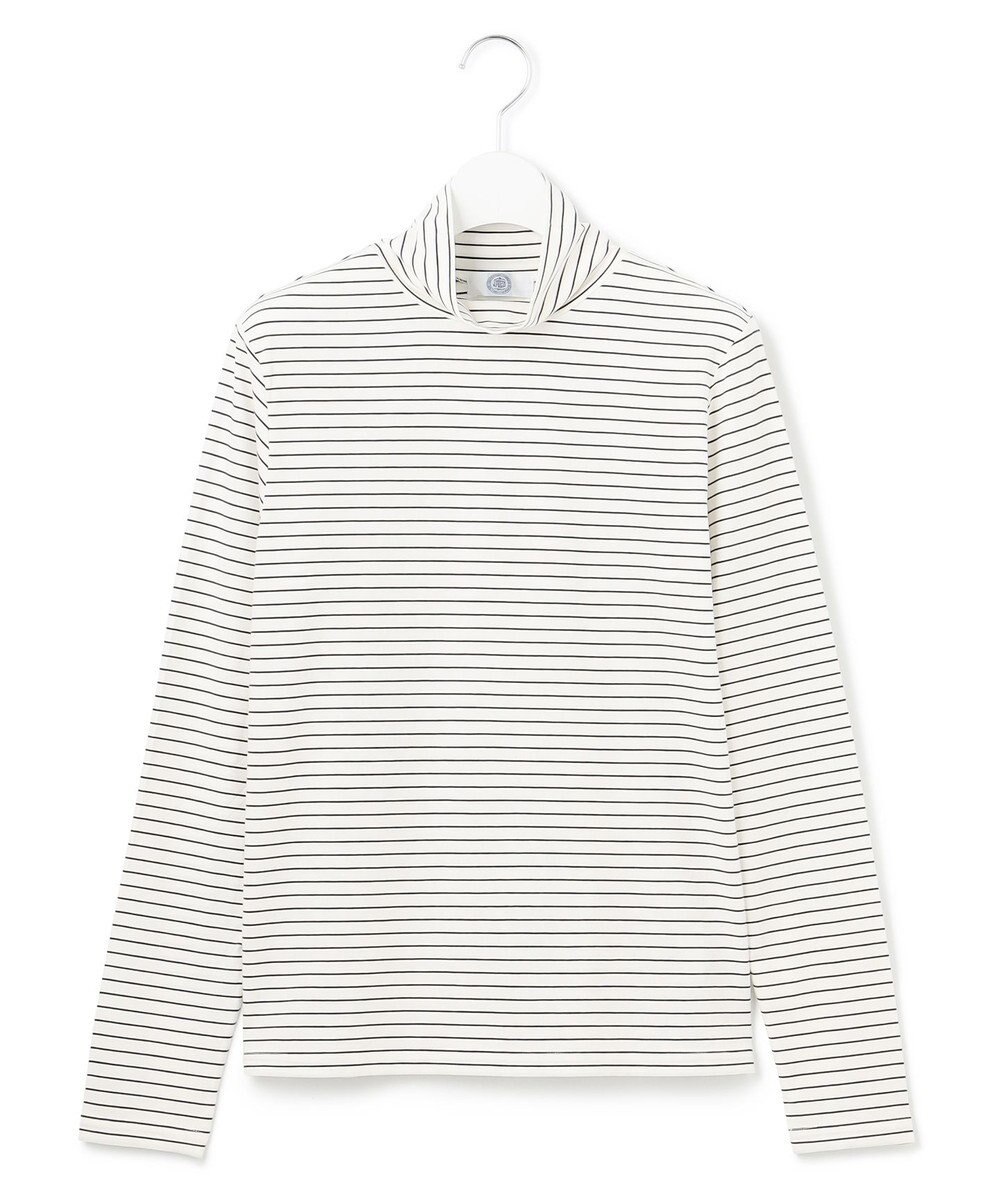 J.PRESS LADIES タートルジャージー ボーダー カットソー 