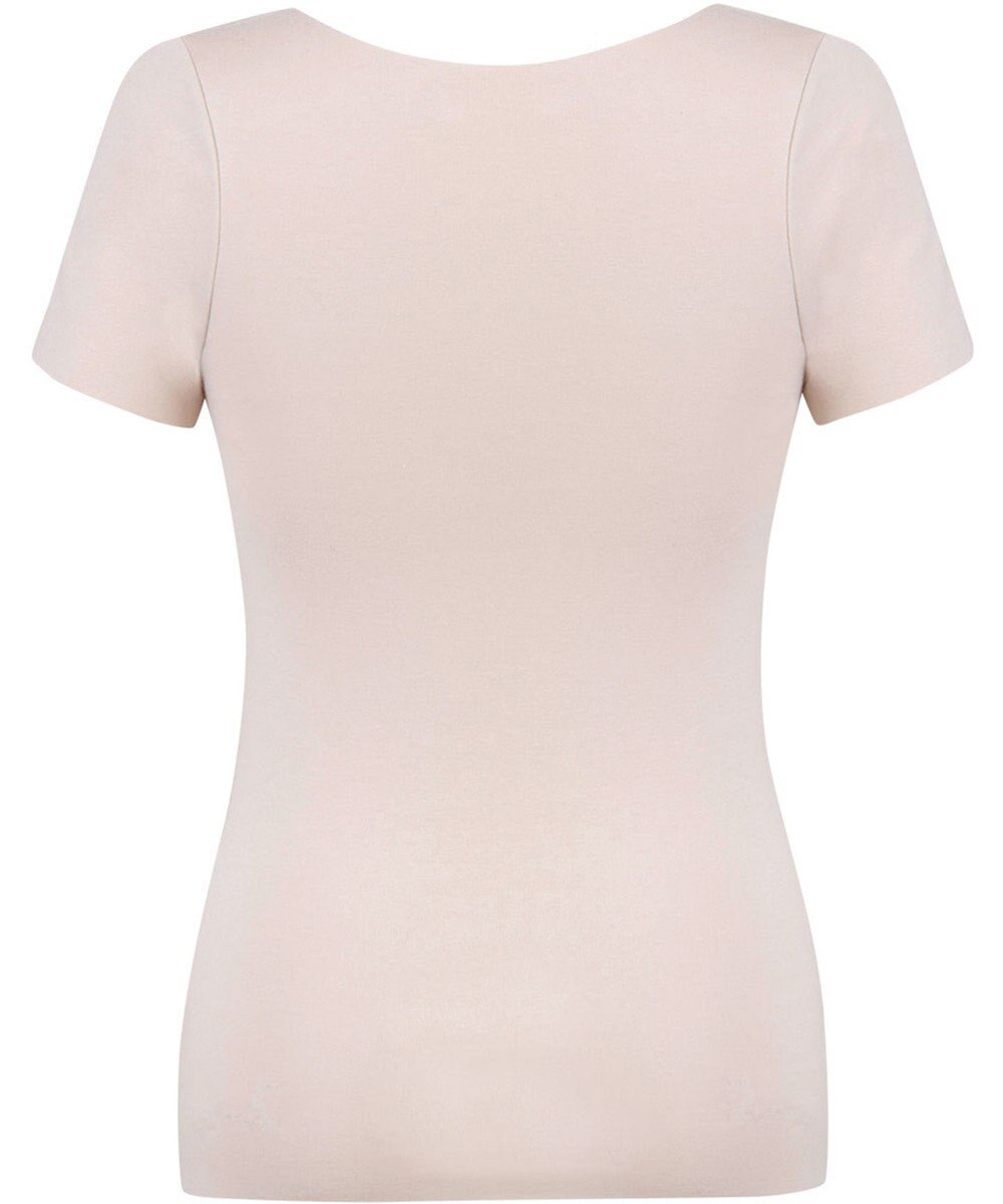 Wing あったかインナー 綿100％(肌側) アウターにひびきにくい ムレにくい 【綿の贅沢 ここちフラット】 3分袖 半袖 秋 冬 EL4372 ウイング／ワコール 