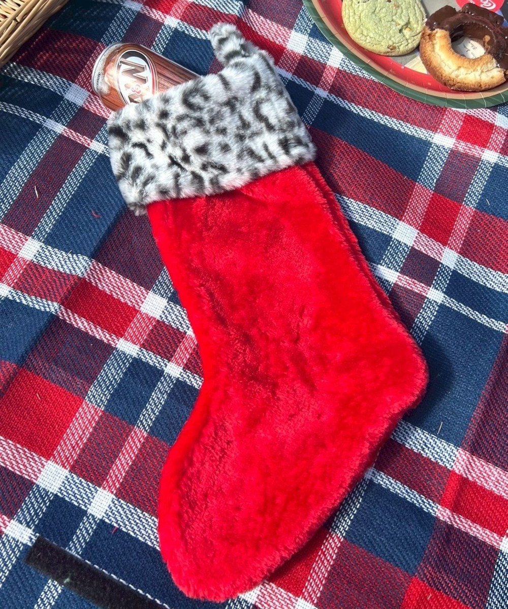 WEGO クリスマスレオパードくつした 