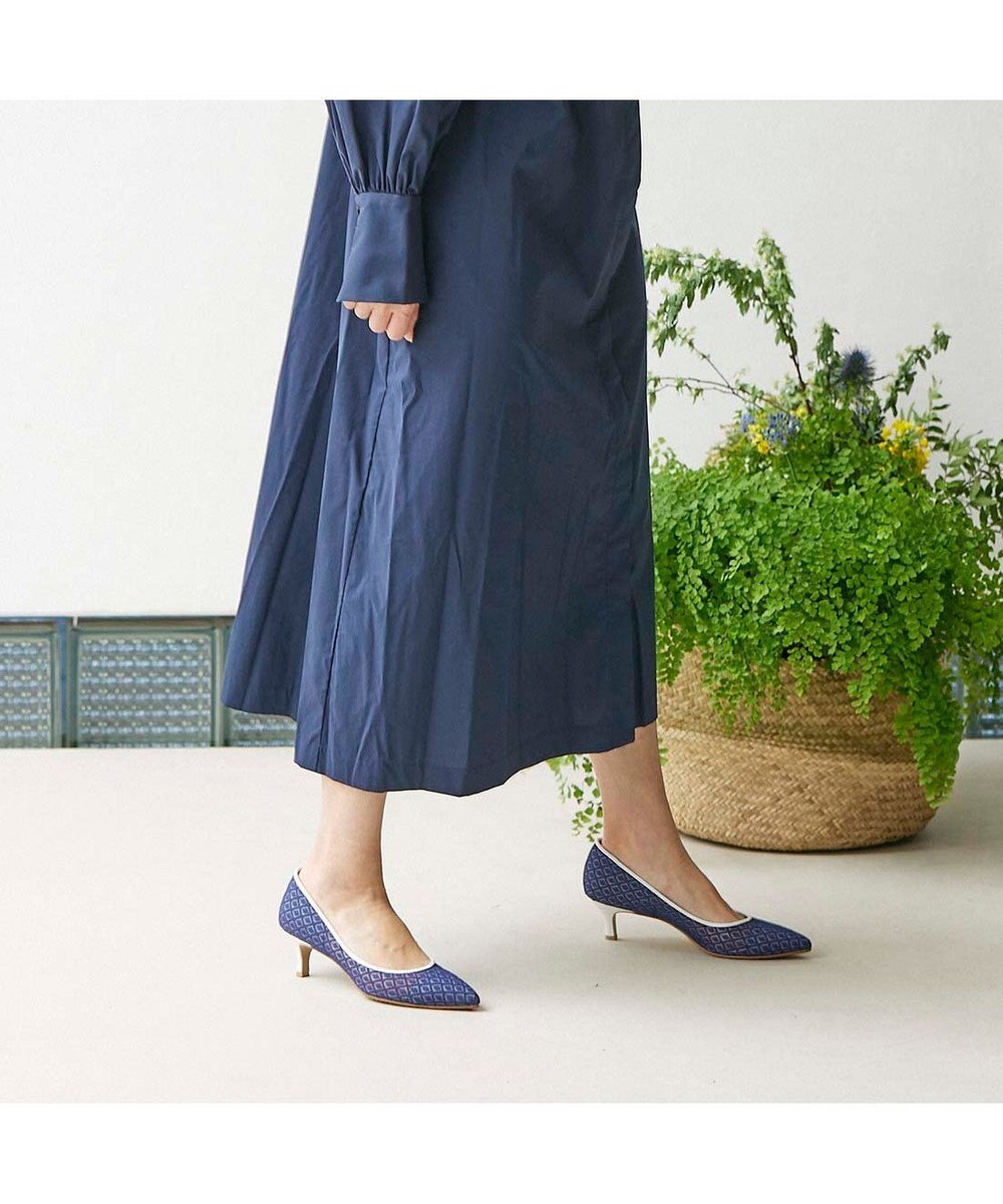 MODE ET JACOMO <carino>レースデザインパンプス 