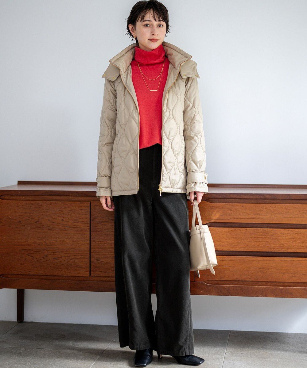 23区 【滝沢眞規子さん着用/BAILA掲載/洗える】ピュアカシミヤ タートルネック ニット 