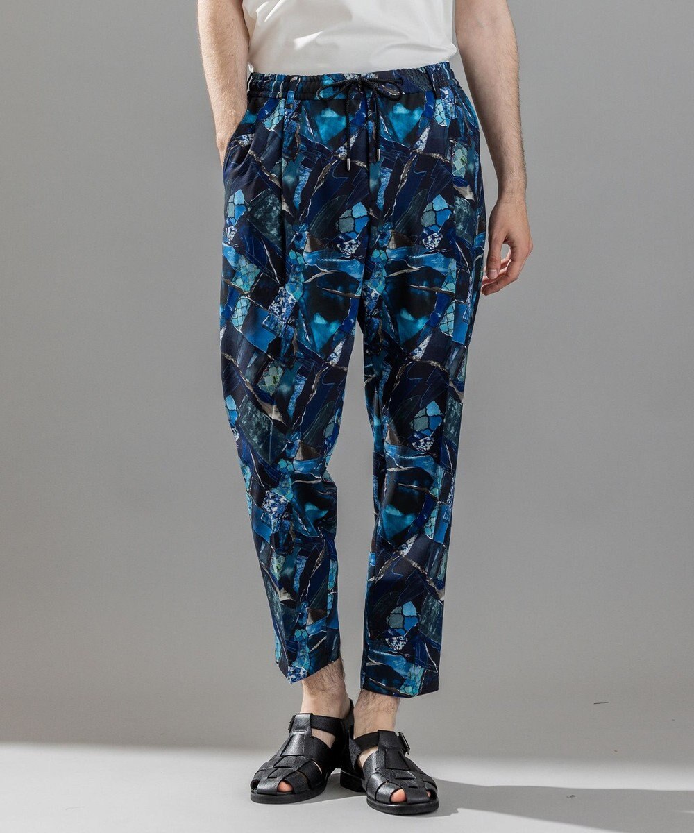 JOSEPH HOMME 【新柄】テクノボイルストレッチ ドロスト付きワイドテーパードパンツ / TEDDY CONVERTIBLE 