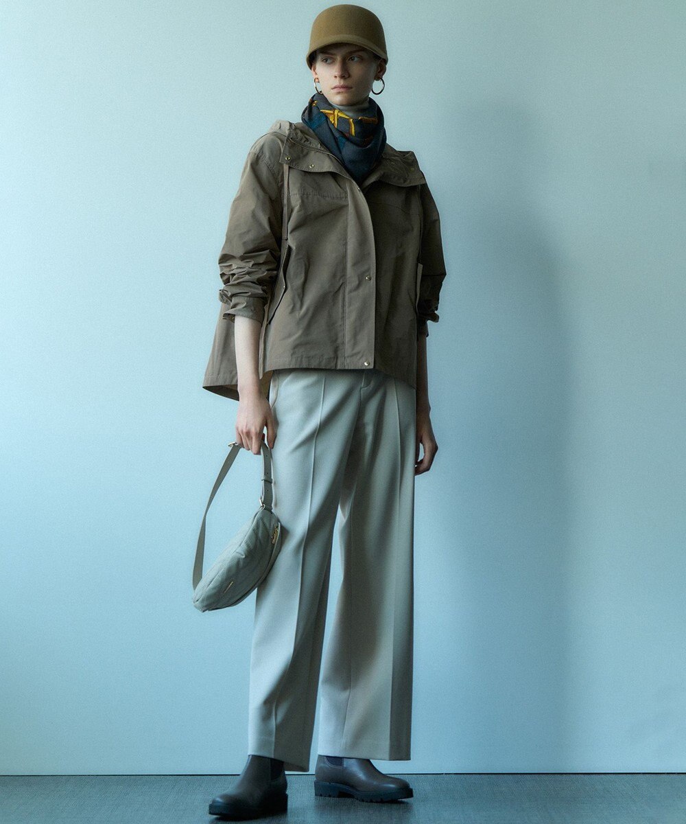 23区 【CLASSY.2月号掲載/洗える】TRストレッチギャバ ワイドパンツ 