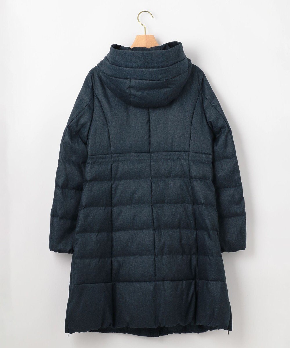 組曲 ライトタフタロングダウンコート 