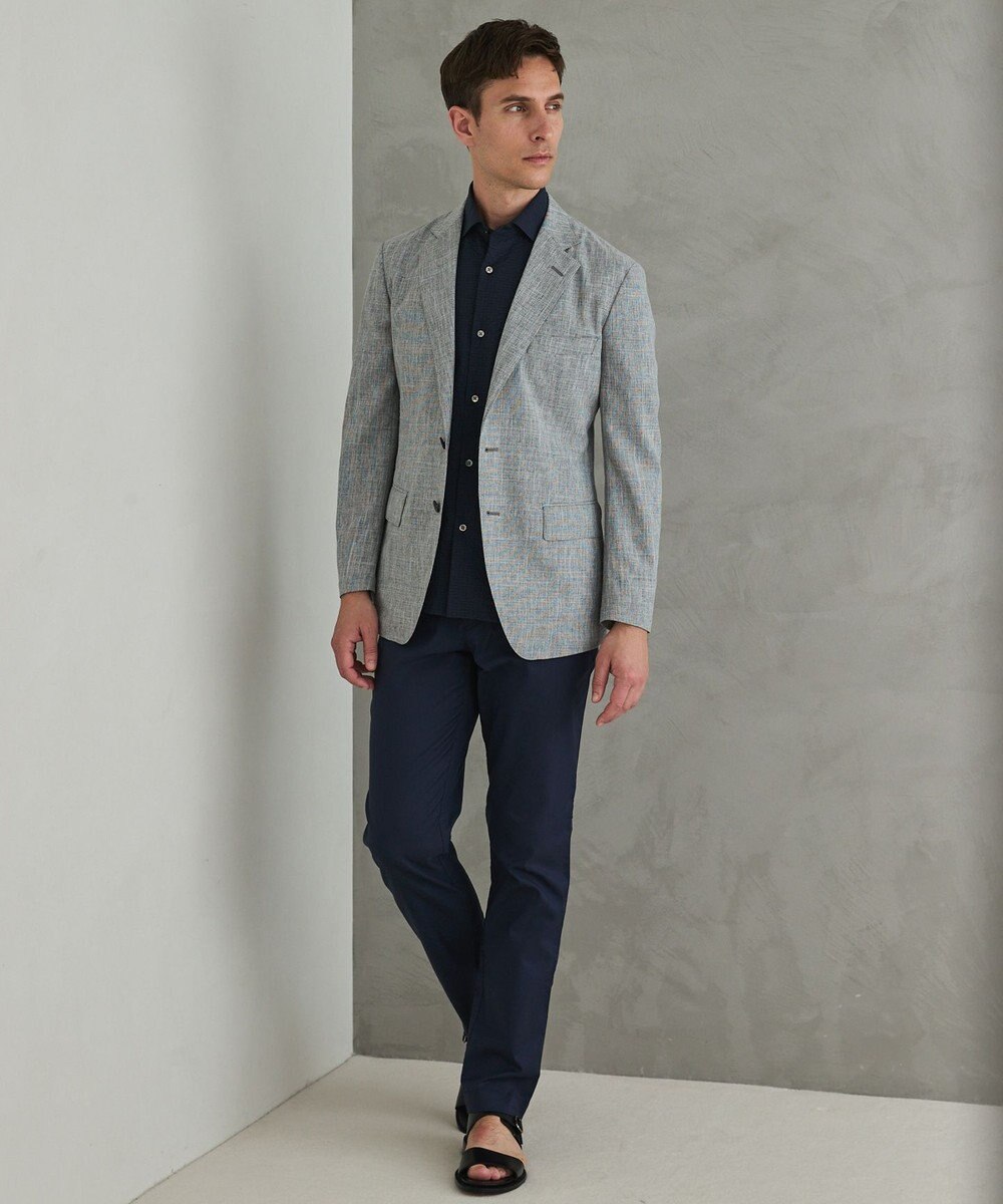 GOTAIRIKU 新クオリティ/KINGサイズ追加【洗える/シワになりにくい】タイワンタフタ  擬麻ジャケット 