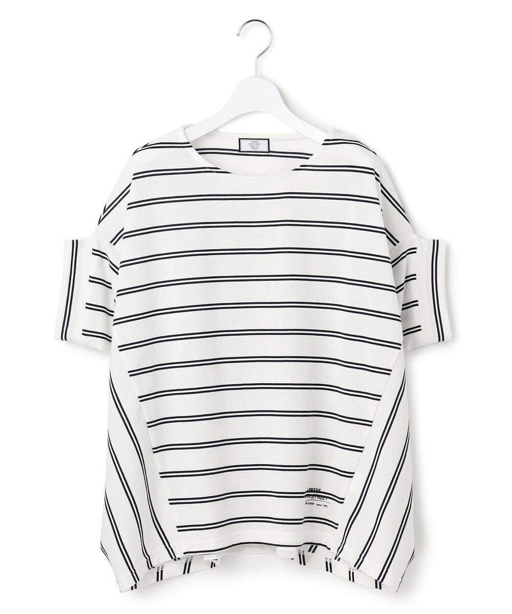J.PRESS YORK STREET 【WOMEN】バンザイスリーブ ボーダーTシャツ 