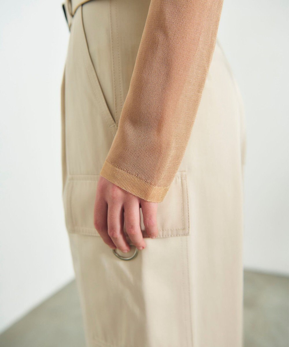 GRACE CONTINENTAL シアークルーニットトップ 