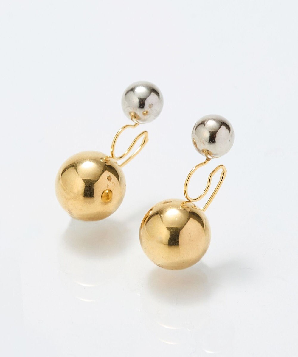 Phoebe バックモチーフイヤリング　コンビメタル 