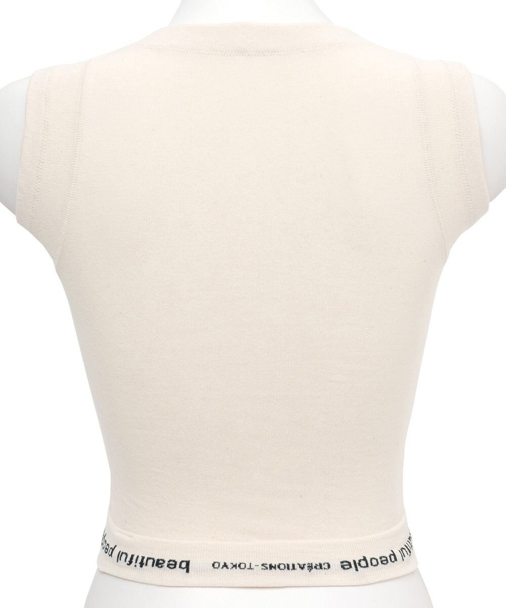 WACOAL MEN レディース <beautiful people>コラボ タンクトップ ボクサートップス ワンサイズ（S-L） オーガニック綿混 立体成型 肩幅：狭め ネック深さ：あさめ WL8001 /ワコールメン 