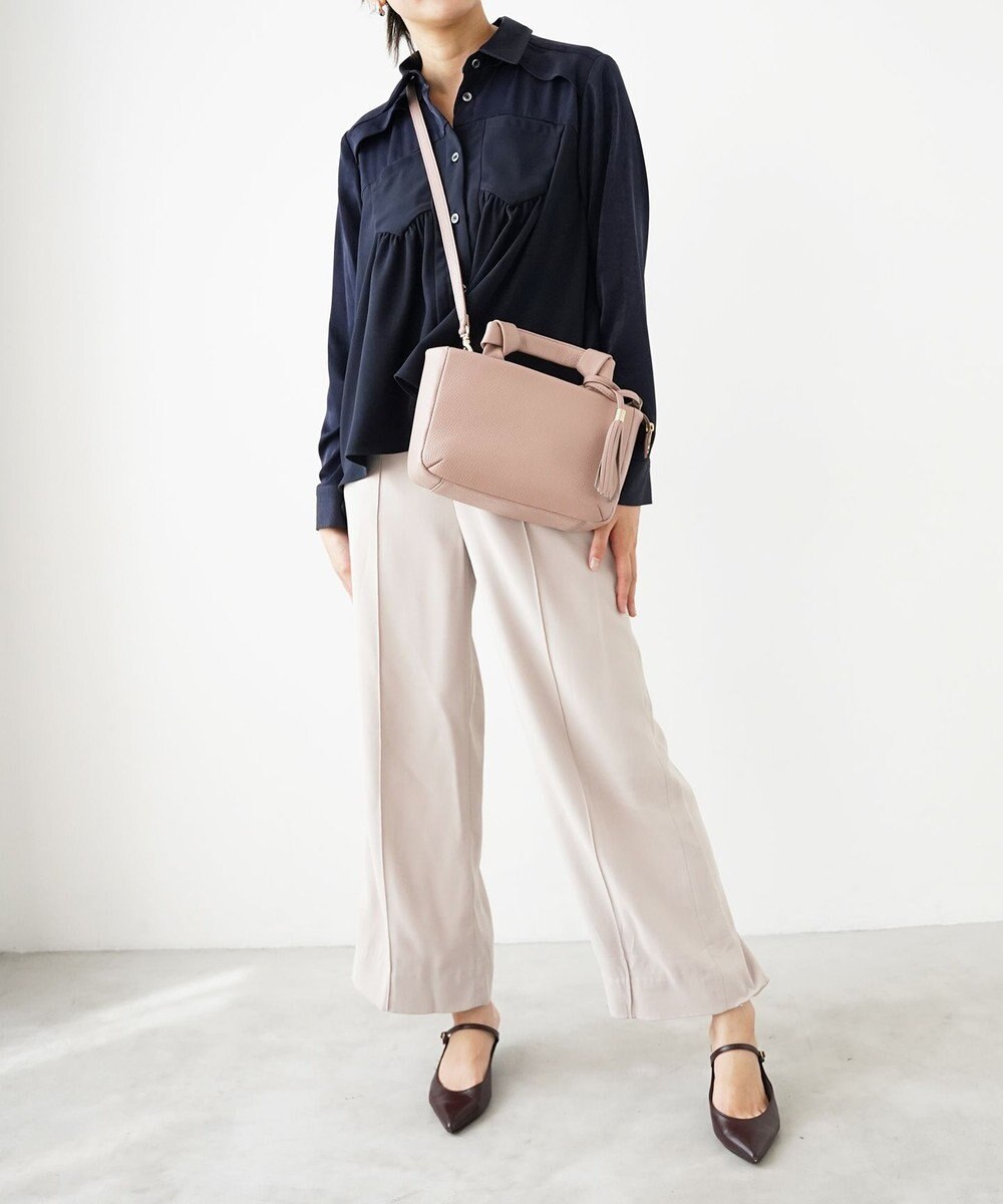 Atelier nuu 日本製 タッセルレザー loop ミニボストン 