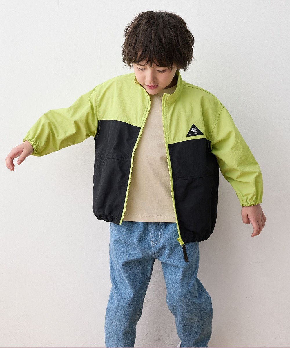 ANY KIDS スタンドカラー ウインドブレーカー 