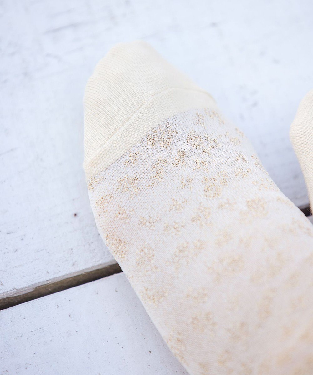 Tiaclasse 【安田美沙子さん着用】モノトーンジャガードソックス 