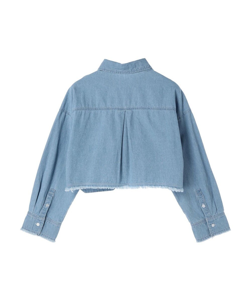 earth music&ecology クロップドポケットポイントシャツ 