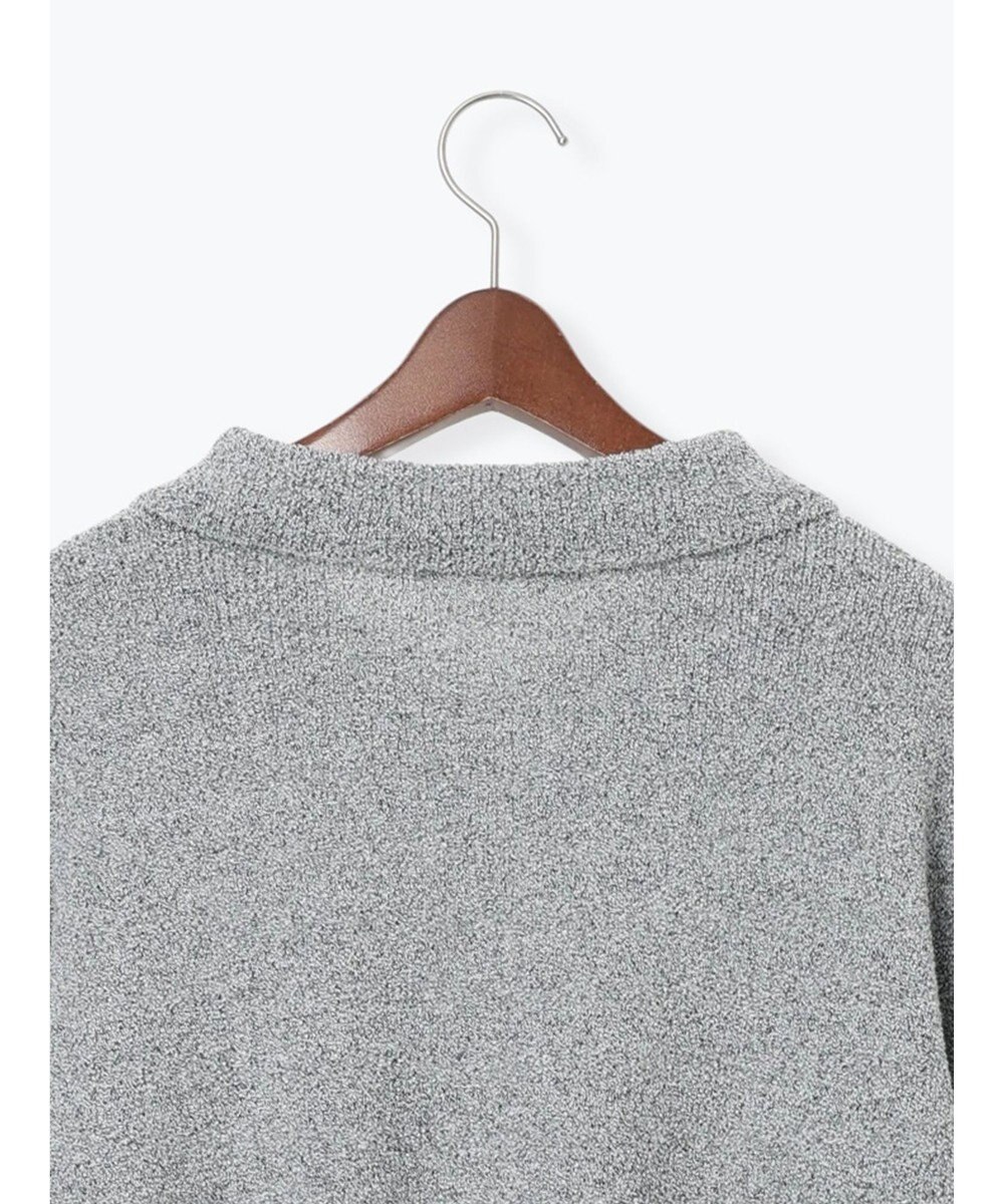 Te chichi メランジ衿ニットジャケット 