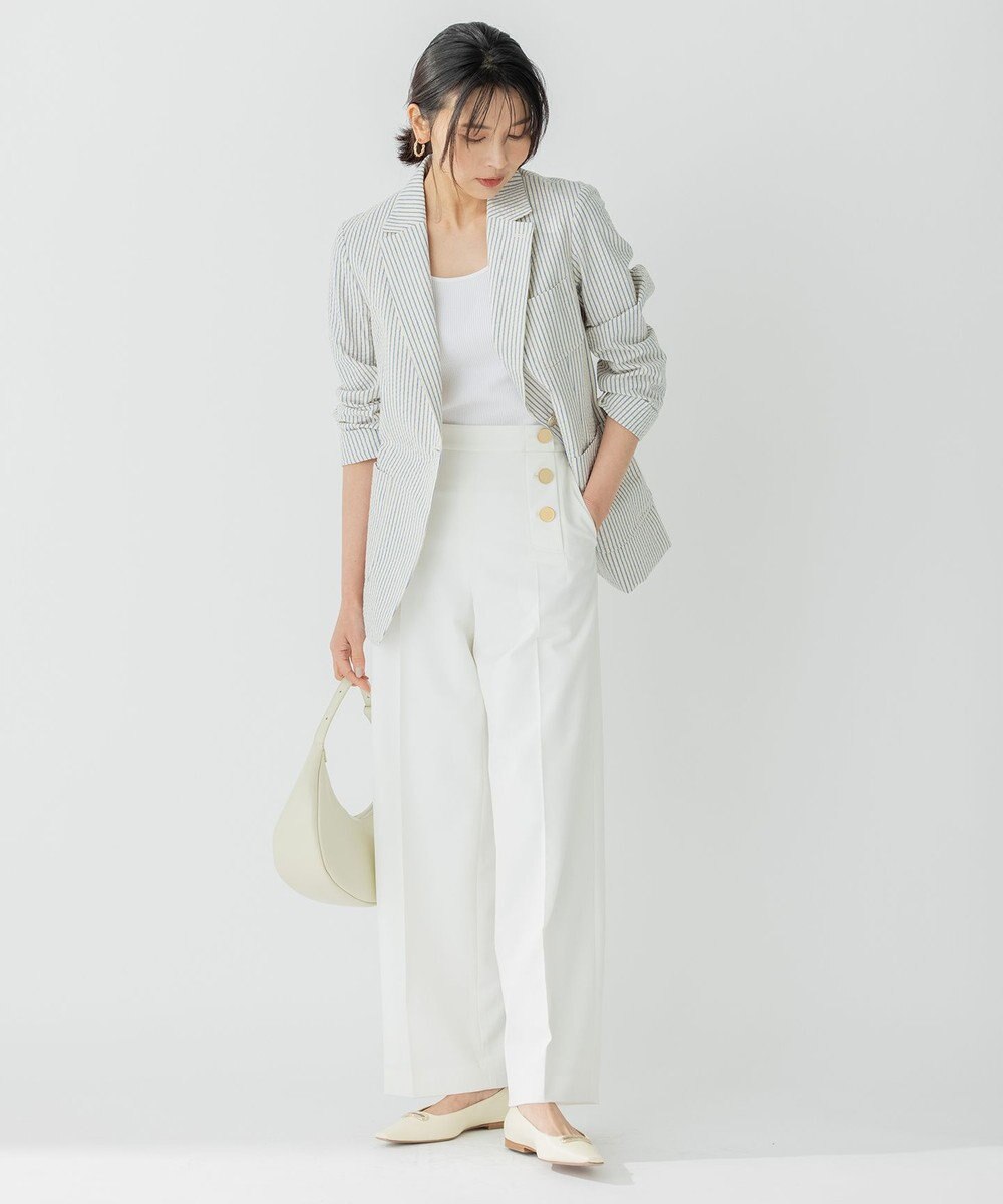 23区 PELLICO セミスクエアトゥ バックル パンプス 