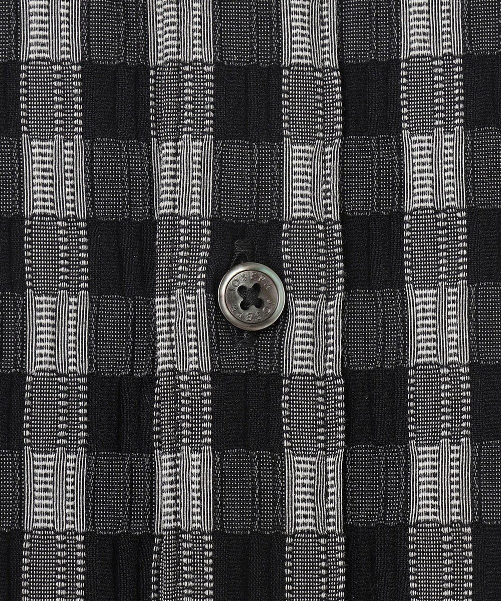 JOSEPH HOMME 新柄【オリジナル素材】ギンガムシャンブレーストレッチ　レギュラーカラーシャツ 