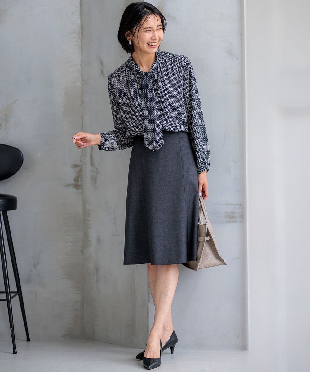 23区 【セットアップ対応/新色追加】ラフィーネウール フレアスカート 