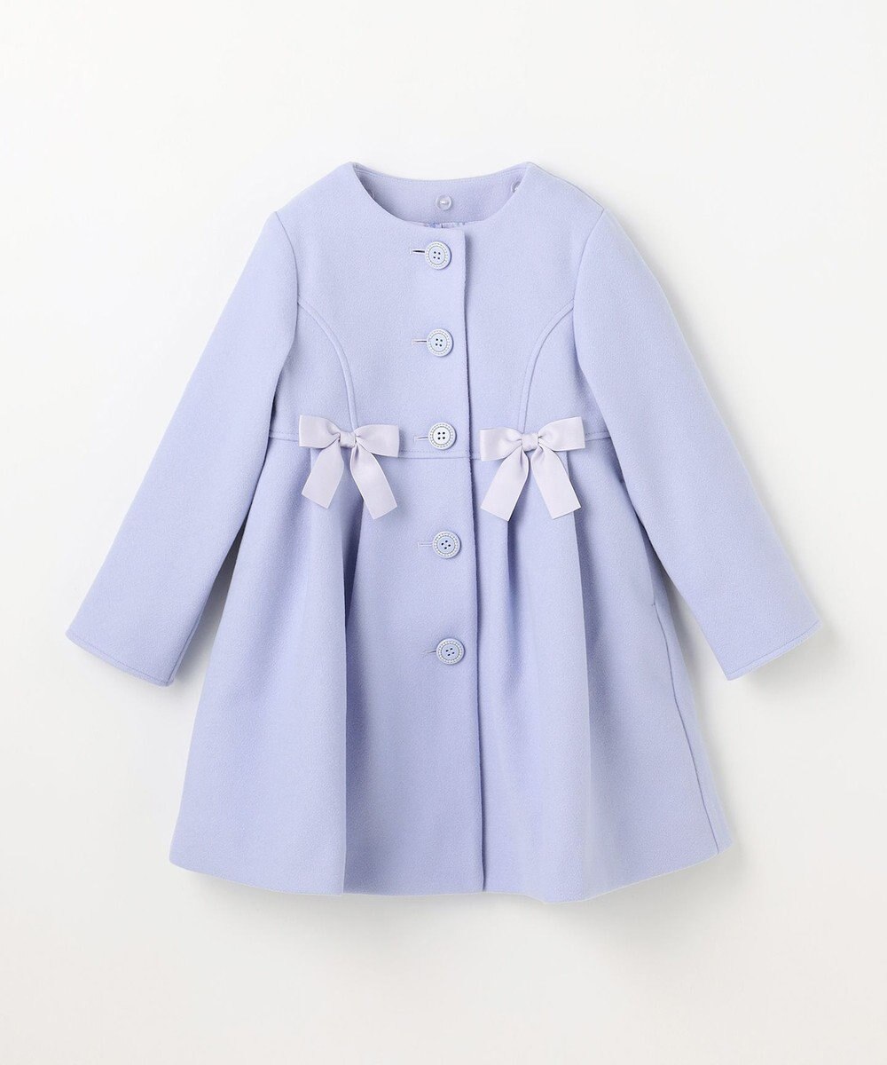 ANY KIDS 【フード取り外し可能】ウールライクコート 