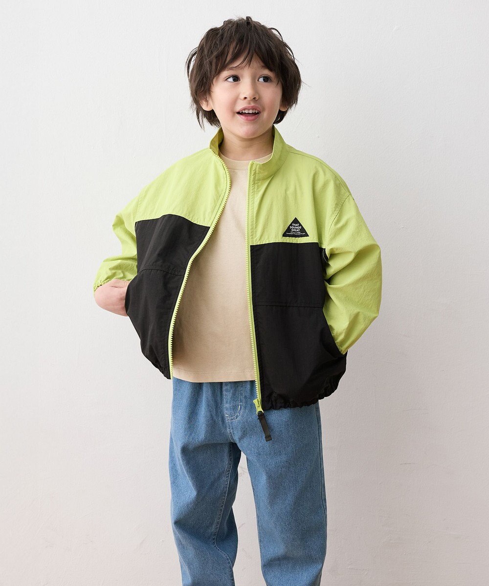 ANY KIDS スタンドカラー ウインドブレーカー 