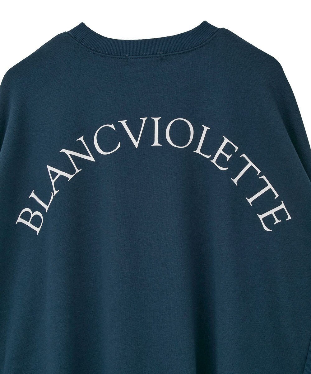 earth music&ecology サイドリブロゴスウェット 