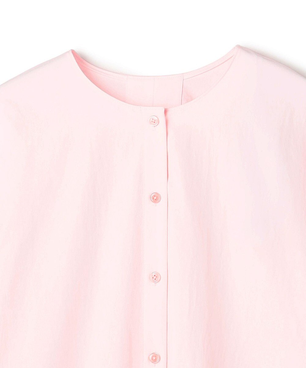 UNFILO L 【WEB限定カラー】バックリボン イージーケアシャツ 