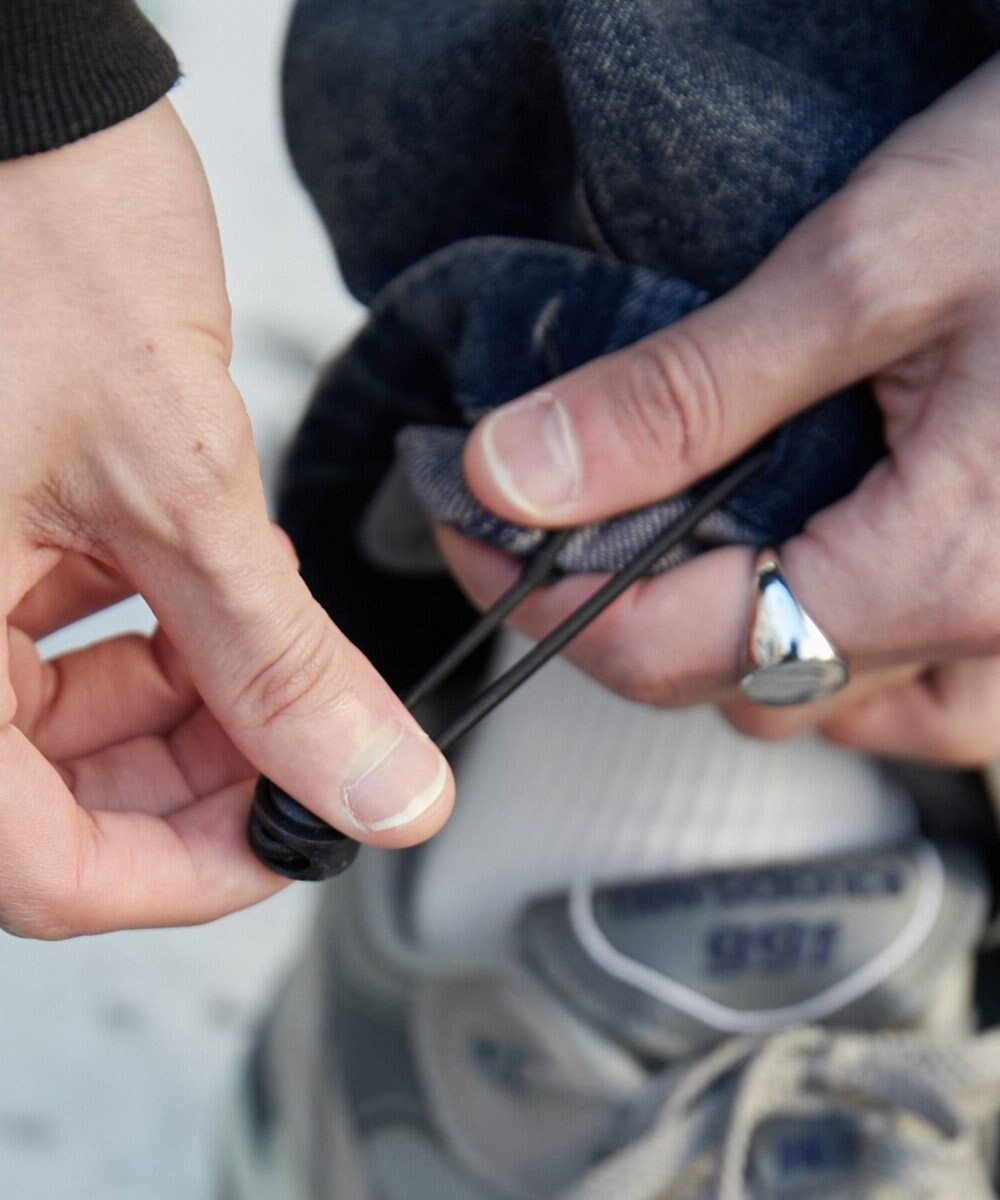 WEGO 【ユニセックス着用ITEM】デニムイージーカーゴパンツ 