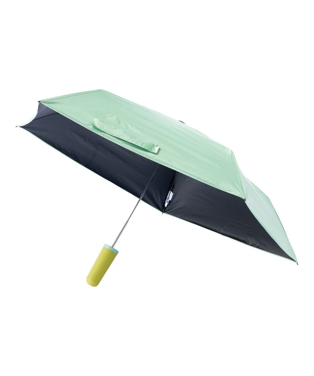 MOONBAT 【Pitaa】ハーフカプセル 無地 晴雨兼用日傘 折りたたみ傘 遮光率100%/UVカット率100%/UPF50+/遮熱効果/撥水加工/軽量/50cm 