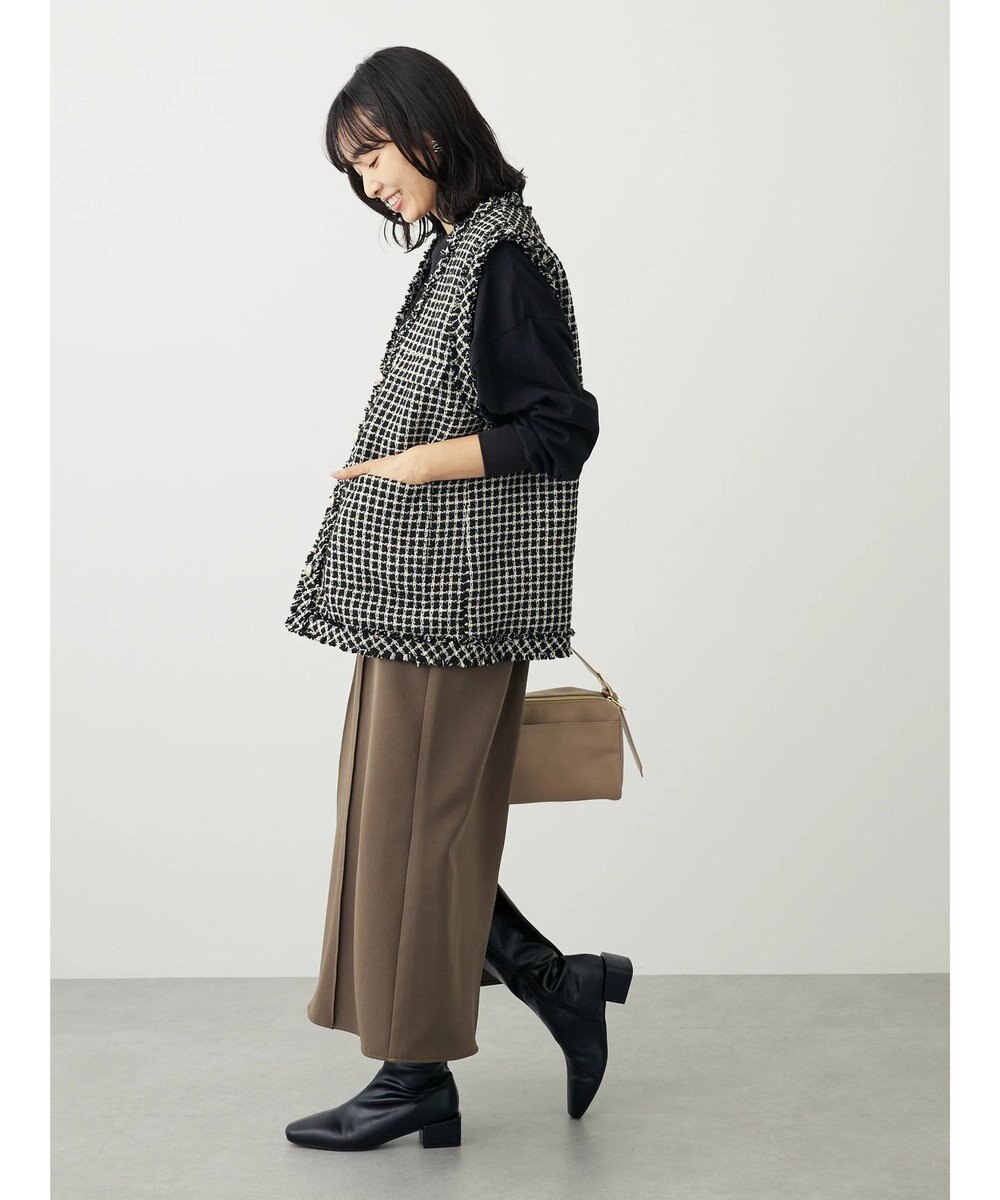 Green Parks ・ＥＬＥＮＣＡＲＥ　ＤＵＥ　ツィードノーカラーベスト 