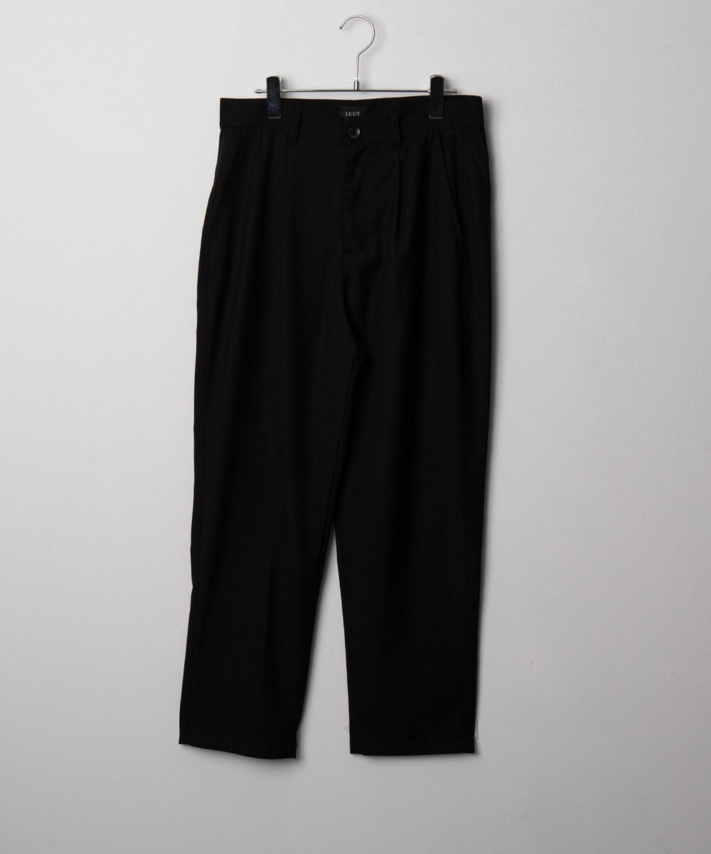 WEGO ベルト付きテーパードスラックス 