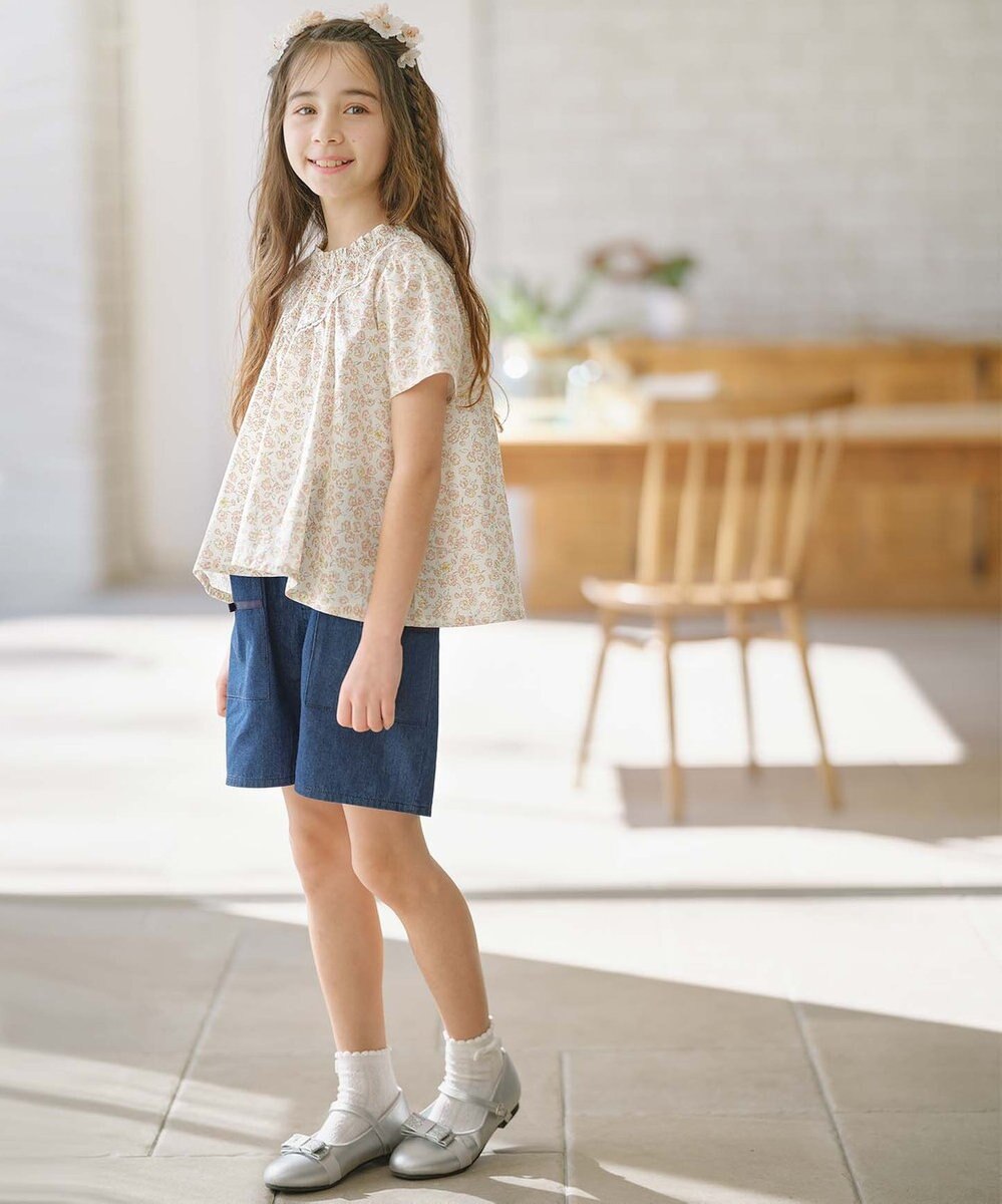 組曲 KIDS 【110-140㎝】サクラララ・ブラウス 