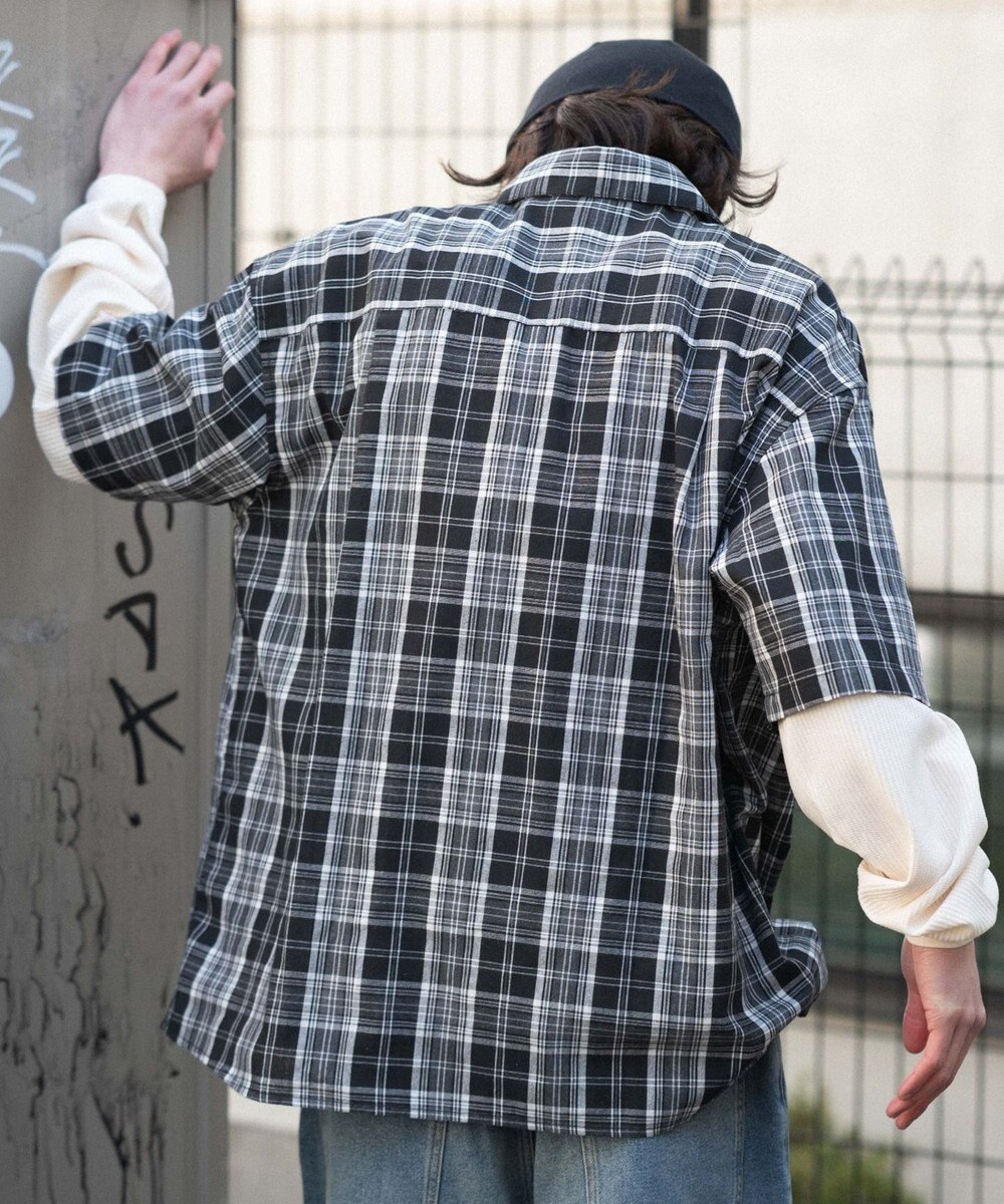 WEGO 【ユニセックス着用ITEM】アンサンブルチェックシャツ（LS） 
