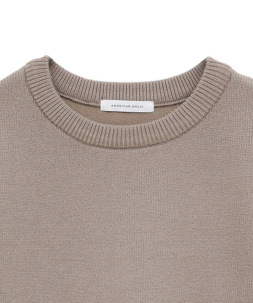 AMERICAN HOLIC サイドポケットロングニットプルオーバー 