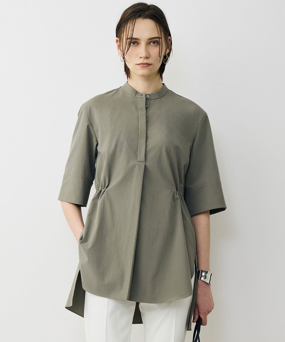 ICB 【先行予約】 ヴィンテージスパンブロード デザインブラウス 