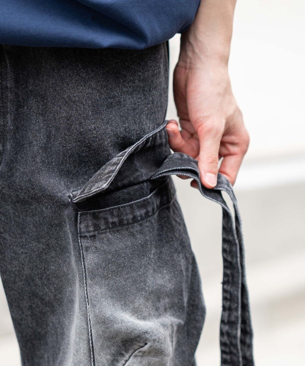 WEGO イージーマルチポケットデニムカーゴ 