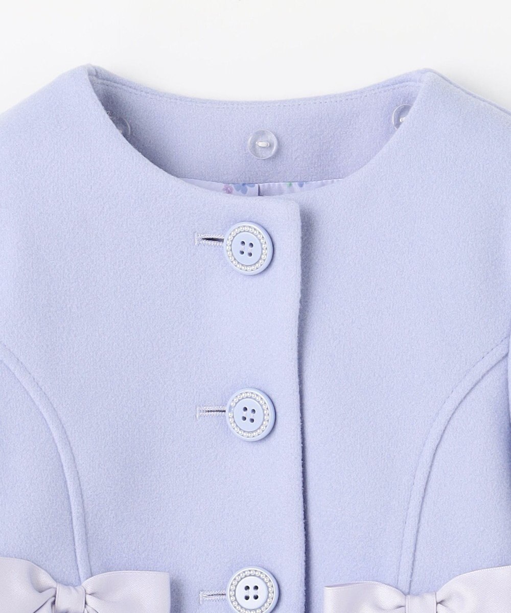 ANY KIDS 【フード取り外し可能】ウールライクコート 