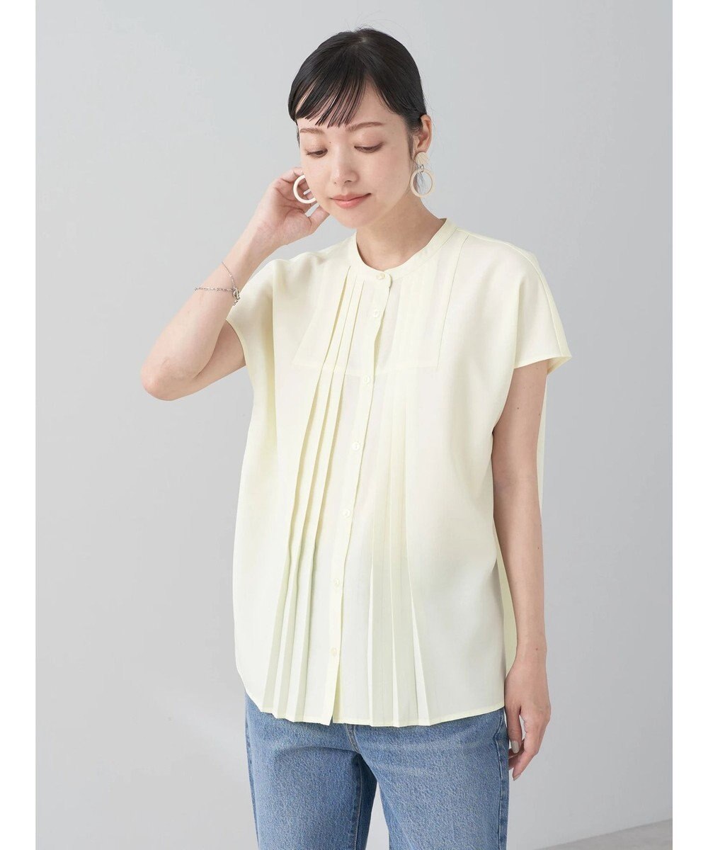 earth music&ecology タックデザインブラウス 