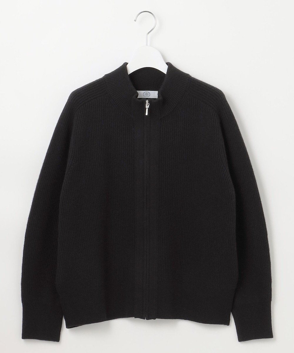 J.PRESS LADIES L 【洗える】CAT ジップアップブルゾン ニット 