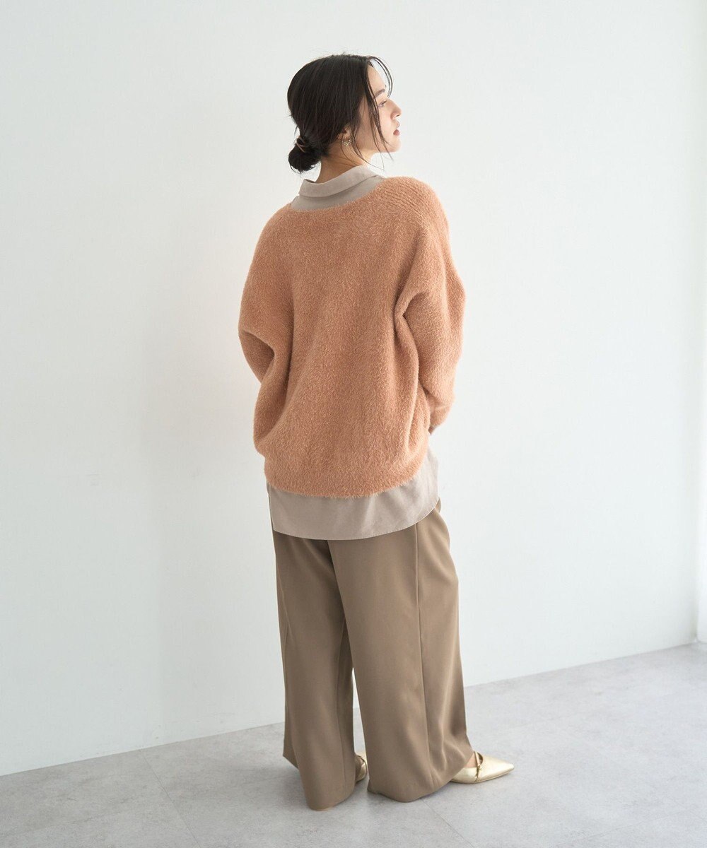 YECCA VECCA ラメシャギードルマンニット 