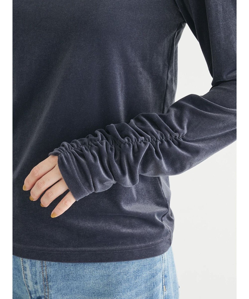 Green Parks ・ＳＵＧＡＲ　ＳＰＯＯＮ　シアーベロアハイネック 