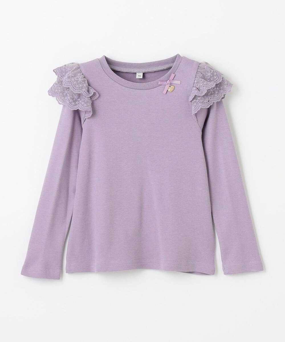 ANY KIDS 袖 レース ガーリー Ｔシャツ 