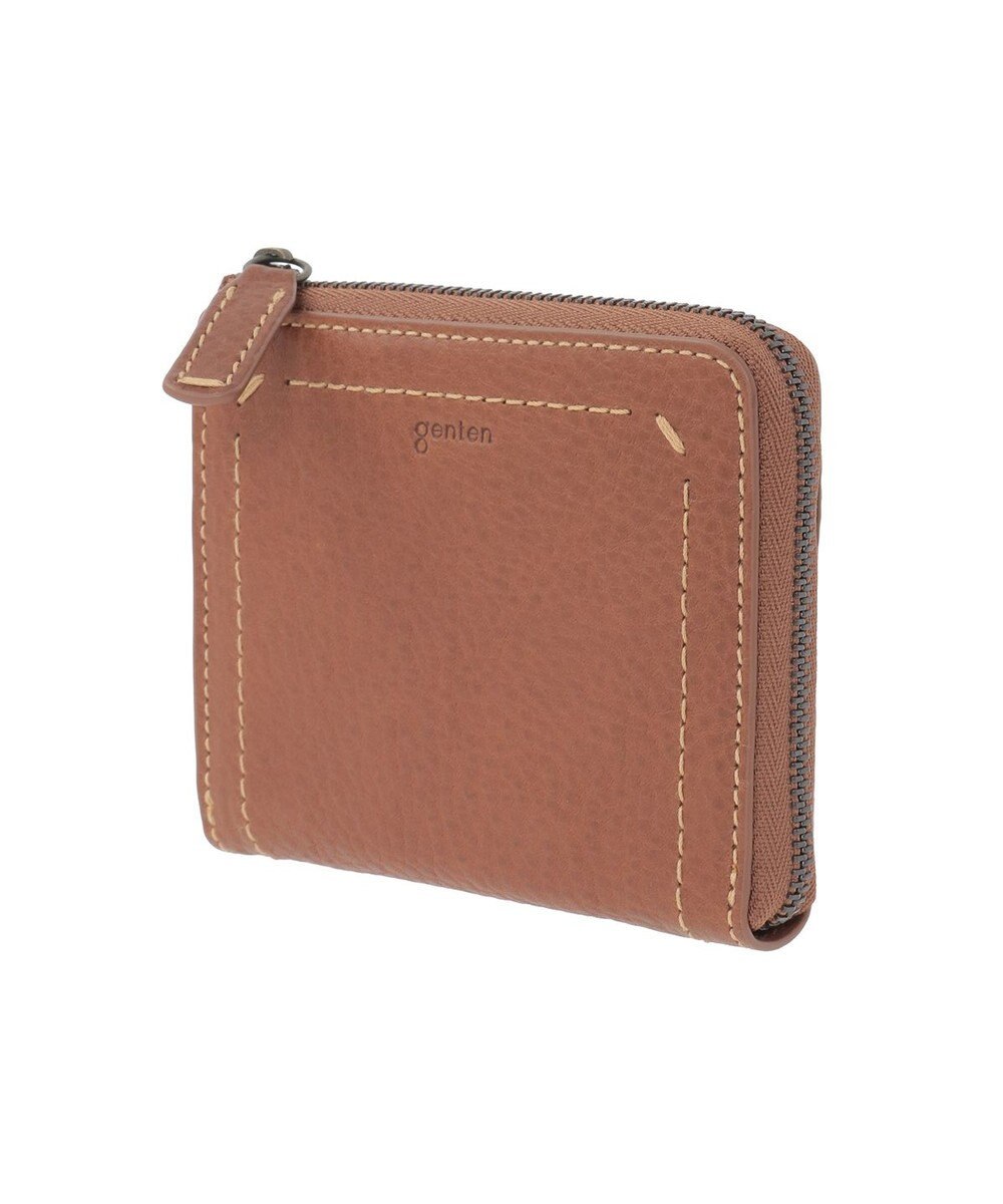 genten リラサート 二つ折り財布 