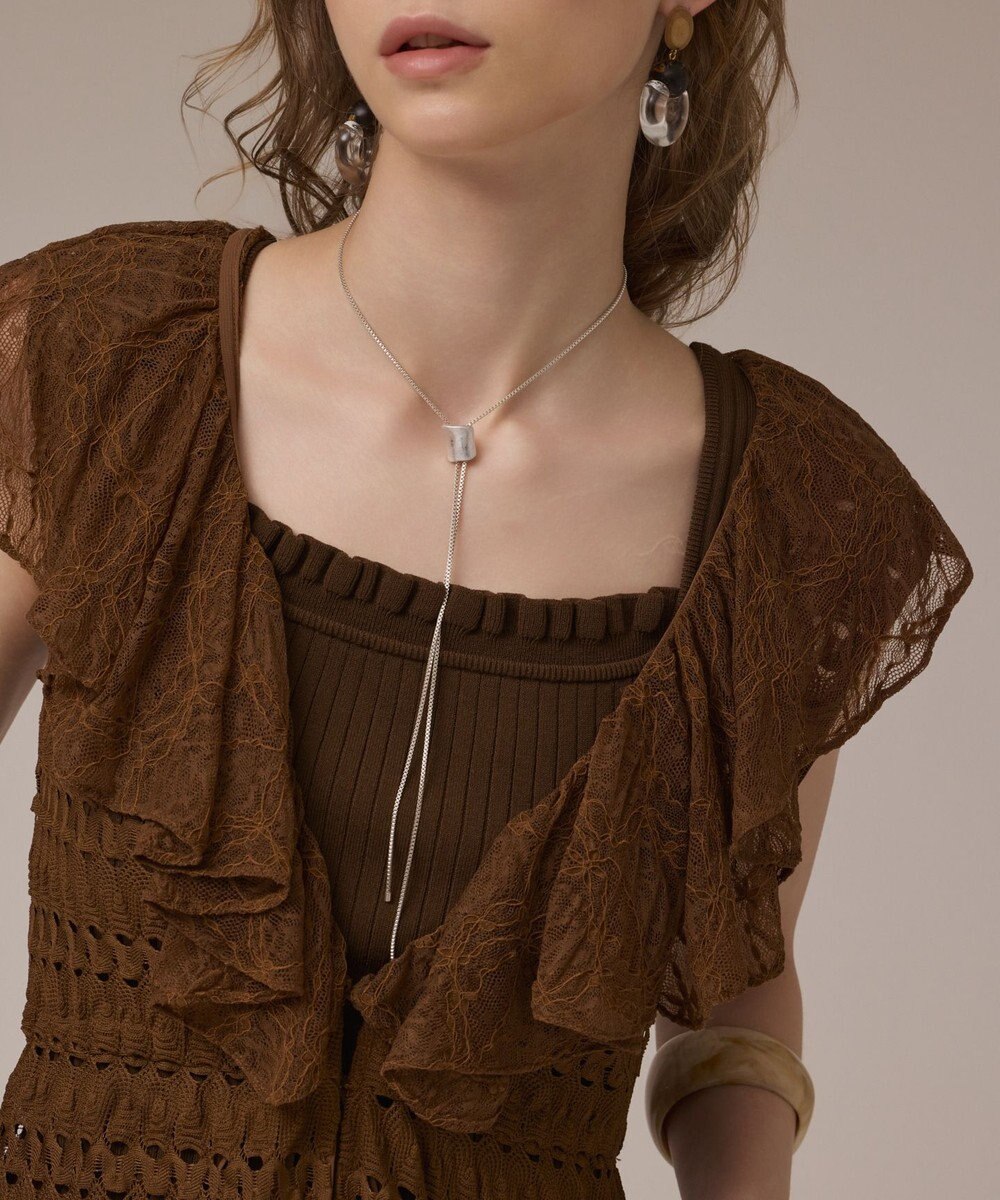 GRACE CONTINENTAL レースロングカーディガン 